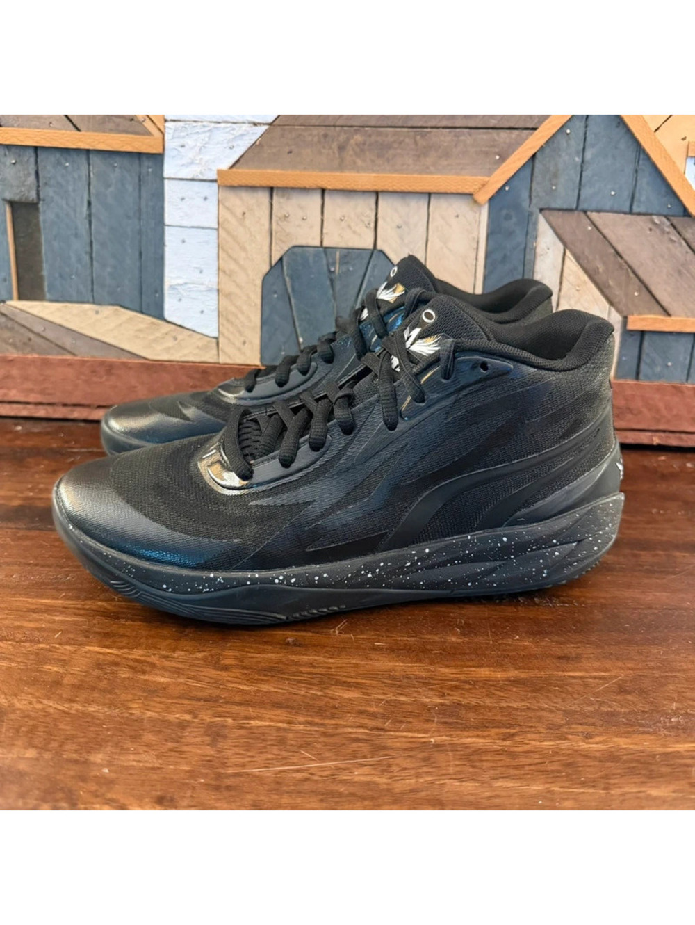 Puma MB.02 Oreo LaMelo Ball Basketball Shoes Men's Size 8 (379420-01)